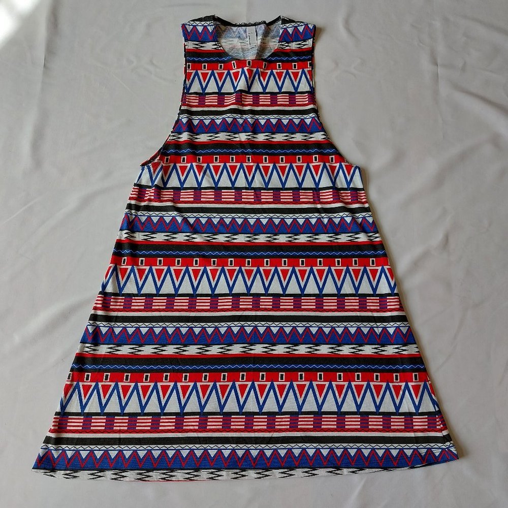 American Apparel Sleeveless Geometric Print Shift